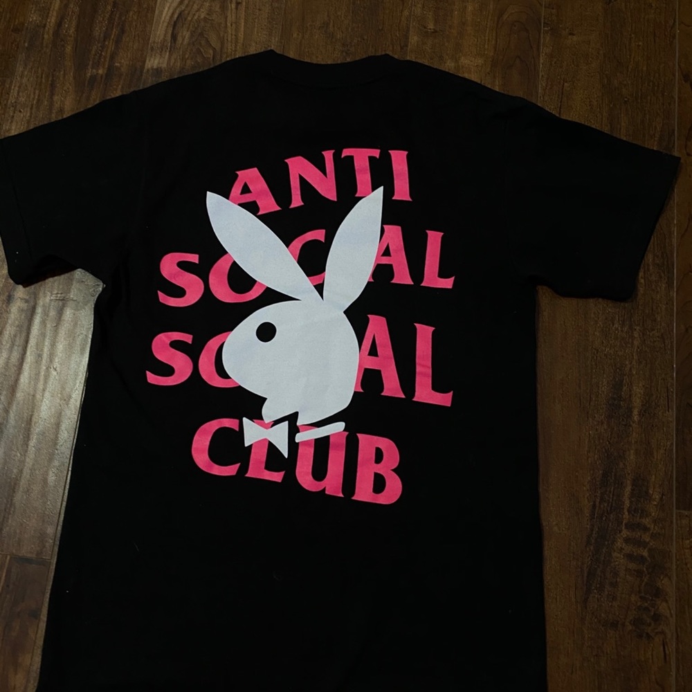 Anti social social club t; from urban necessities